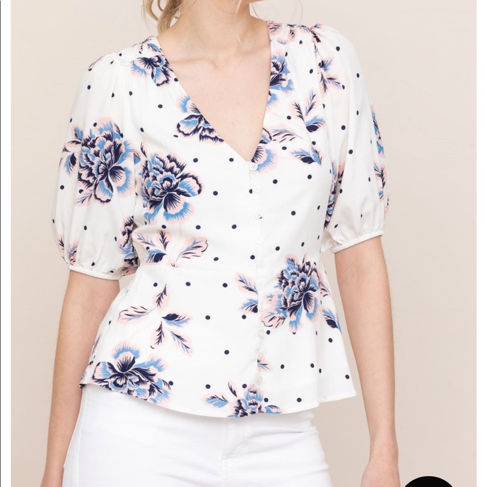 NWT Yumi Kim Button Down Top